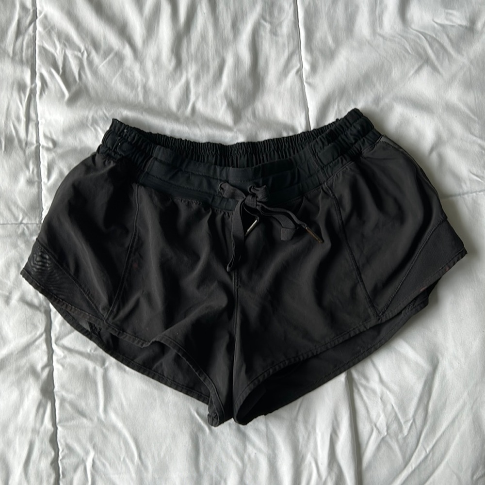 Black lululemon shorts